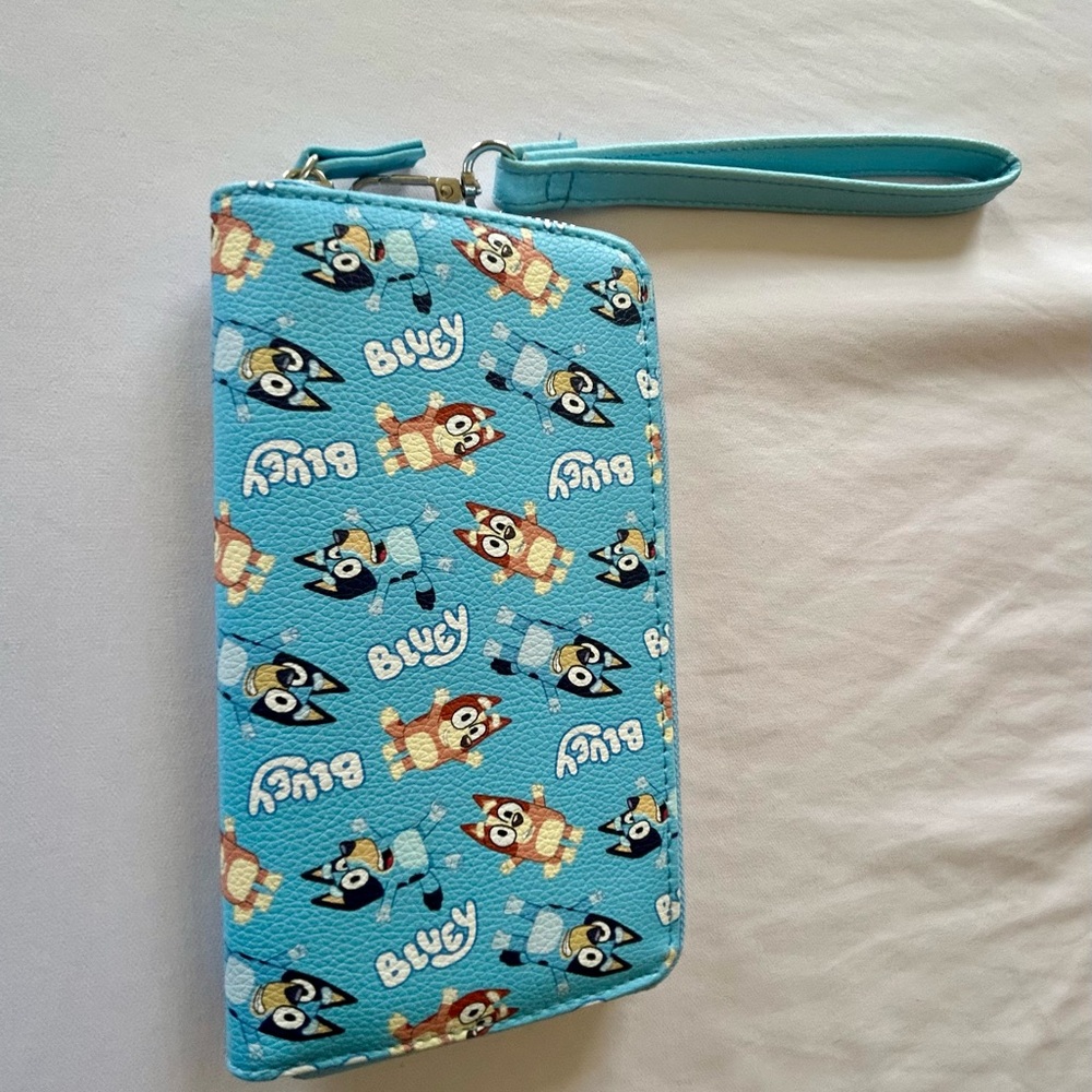 Bluey & Bingo Themed Wristlet Wallet 8x4